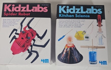4M KidzLabs Spider Robot r Kitchen Science STEM Kit Sealed Pack Of 2