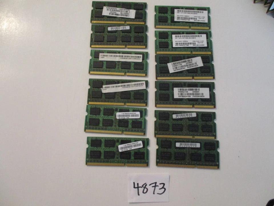 Samsung 12x2Gb=24Gb PC3-8500 1066Mhz DDR3 SO-DIMM Laptop Memory RAM (4873) - Image 2 of 2