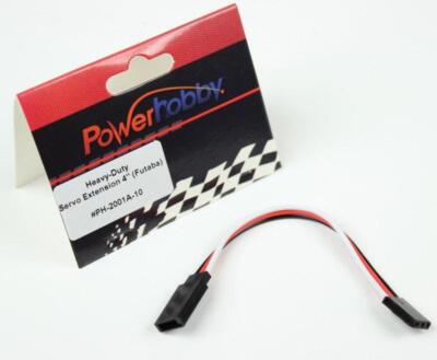 New Futaba Connector J 20AWG Servo Extension 4'' Heavy Duty Wire