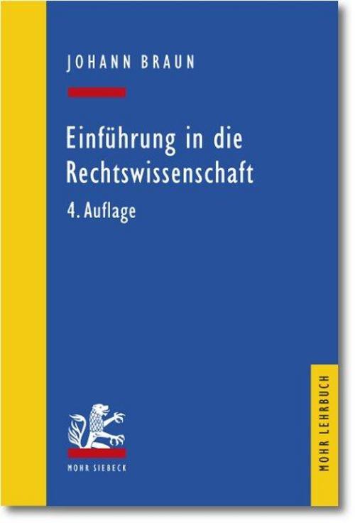 Thumbnail - Einführung In Die Rechtswissenschaft, Johann Braun