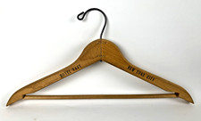 Vtg Hotel Taft New York City Wood Coat Hanger Advertising NYC Clothing Hanger