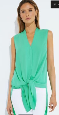 Matalan Et Vous Green Longline Blouse Size 20 Bnwt