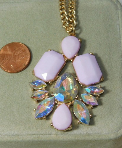 Pink Lavender AB Rhinestone Marquise 