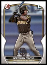2023 Bowman Nerwilian Cedeno BP-81 Prospects   San Diego Padres