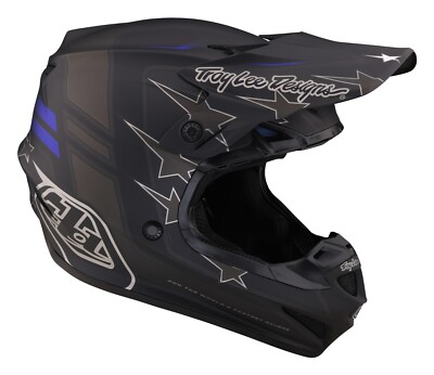 Troy Lee Designs Casco Moto SE4 Polyacrylite Mono Con MIPS - Leggero 1500g, 16 Ventilazioni, Per Motocross Ed Enduro - 3