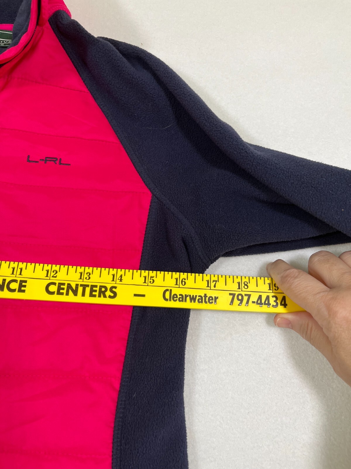 PONY Ralph Lauren Giacca Donna Attiva Piccola Cerniera Intera Manica Lunga Rosa Nero