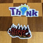<!-F#f_0->Think Vintage Skateboard Sticker Lot Of 2 Other Skateboarding Listings