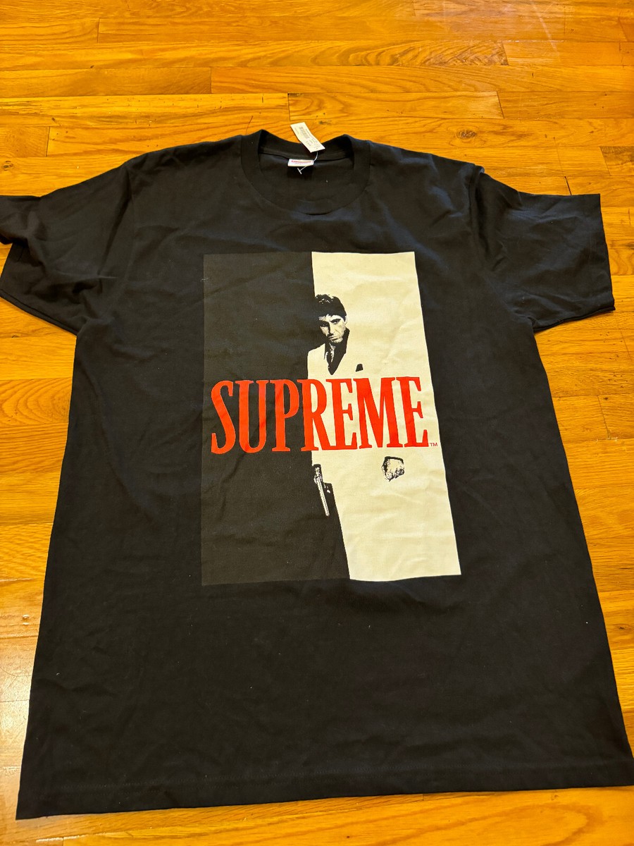 トップス Supreme Scarface Split Tee Supreme Scarface Split Tee Black FW17 Size Large | eBay