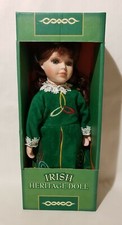 ALLIED HOUSE Irish Heritage Doll Female Girl Green Ireland 