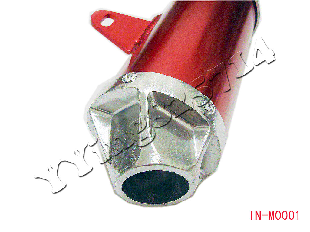 RED Exhaust Pipe Muffler Honda XR50 CRF50 SDG SSR 125 Dirt Bike D