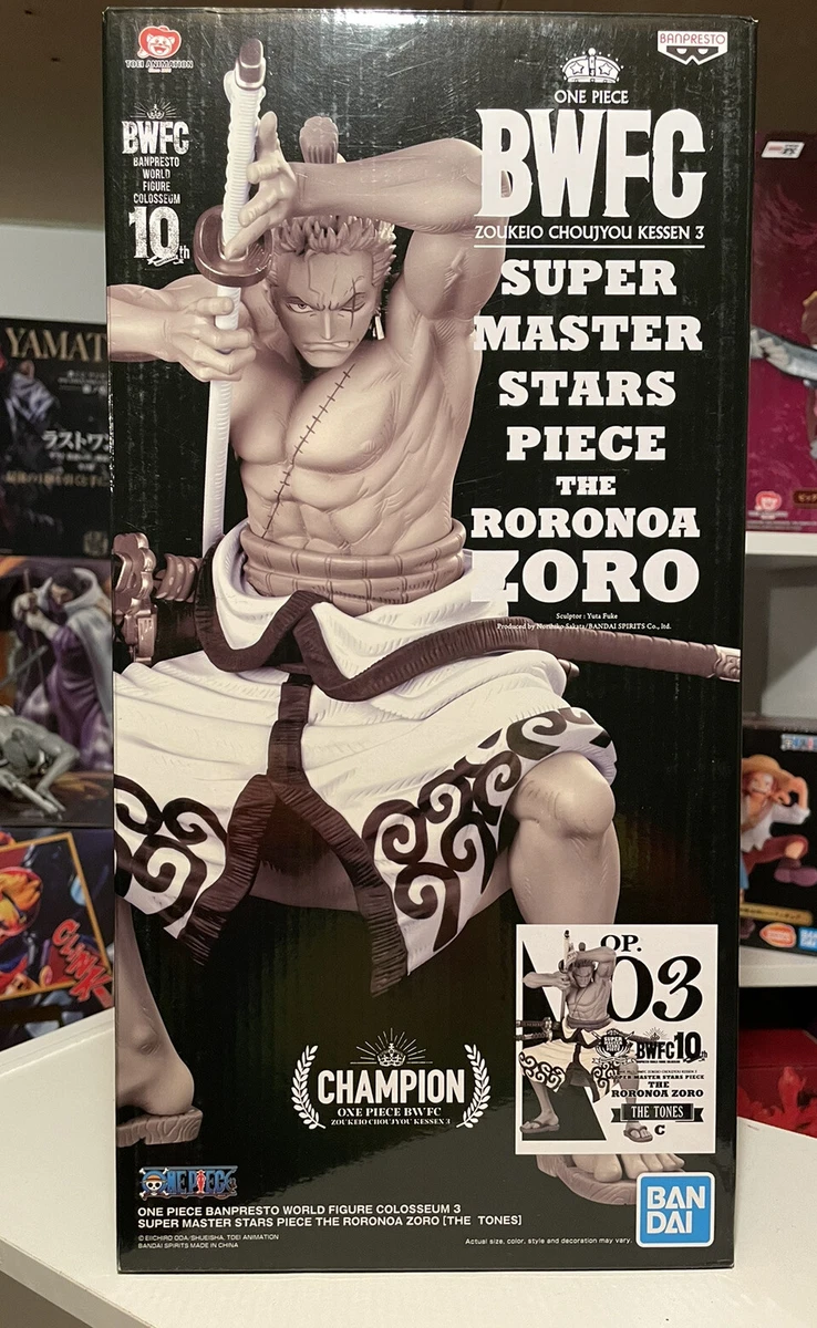 One Piece BWFC Super Master Stars Piece Zoro Figure “The Tones” | eBay
