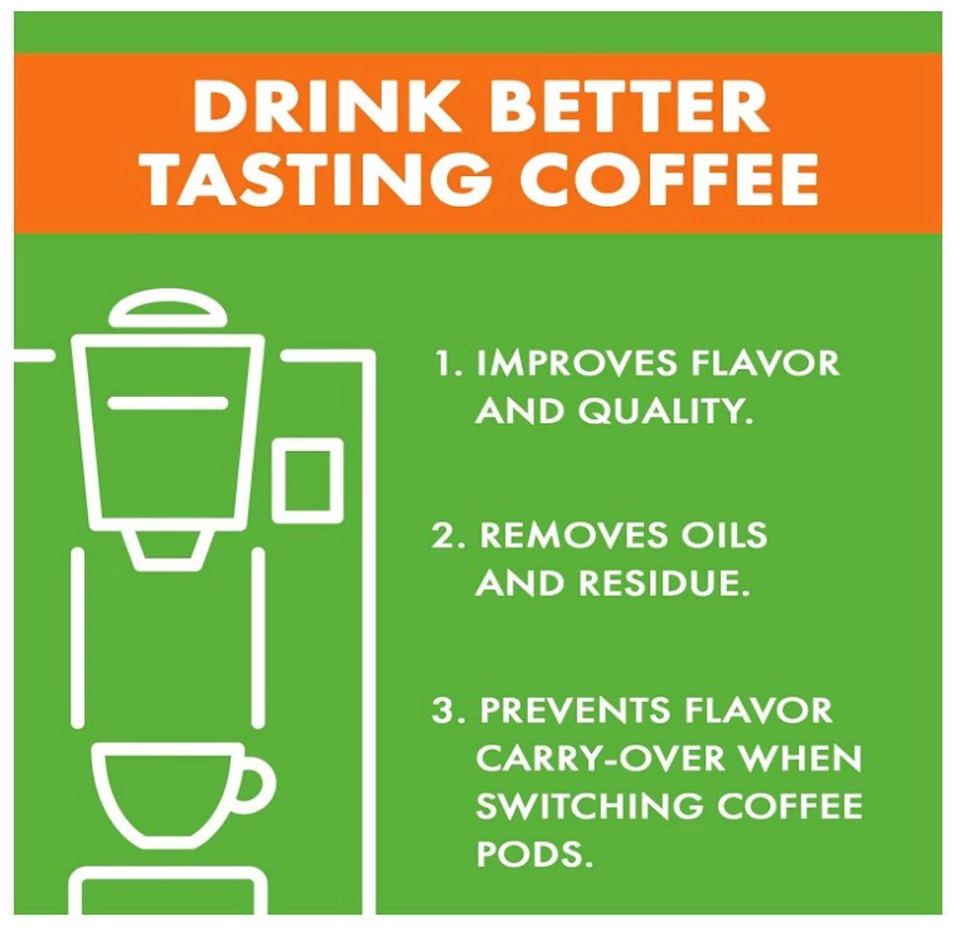 (16) K-Cup Limpiador Cápsula Tazas para Limpieza Keurig y Todas las Cafeteras K-Cup Foto 4 de 4