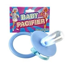 Giant Jumbo Blue Baby Pacifier Novelty Costume Accessory #F51388