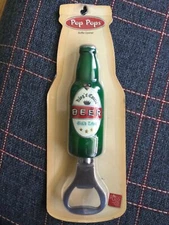 RUSS  BEER SODA BOTTLE SHAPE OPENER  KINGS CASTLE  BEER GOLD LABEL NEW OLD STOCK