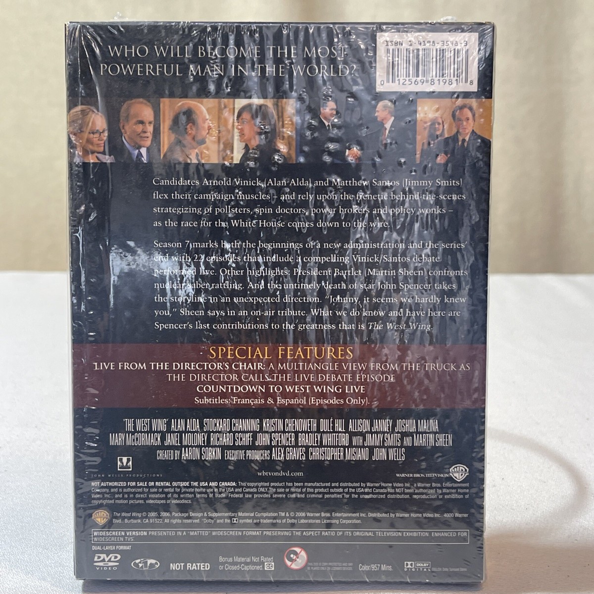 The West Wing Complete Seventh 7th Season 7 DVD Brand New