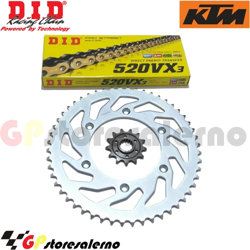 GP5 TRANSMISSION KIT DID CHAIN CROWN SPROCKET KTM 400 EXC R 4T 2011