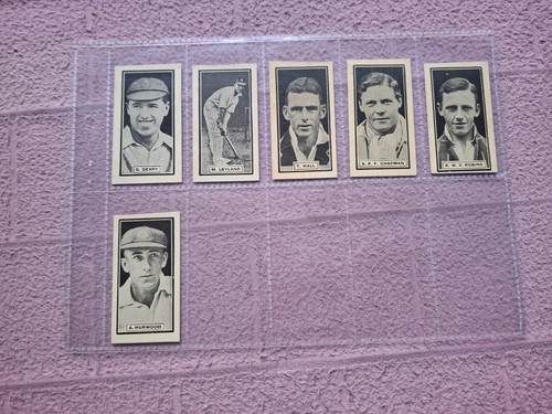 COMPLETE SET - DC THOMSON - WORLDS BEST CRICKETERS 1930 MAUVE ( DONALD BRADMAN ) - Picture 10 of 11