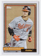 2021 Topps Update Series Ryan Mountcastle #T92-9 1992 Redux Baltimore Orioles