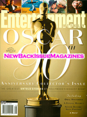 Entertainment Weekly 2/18,The Oscars 90th Special Issue,,February 2018,NEW