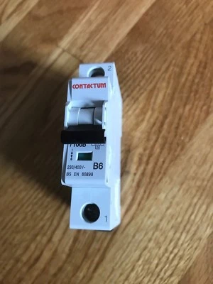 Contactum MCB 7106B B6 1P 6kA 1no.