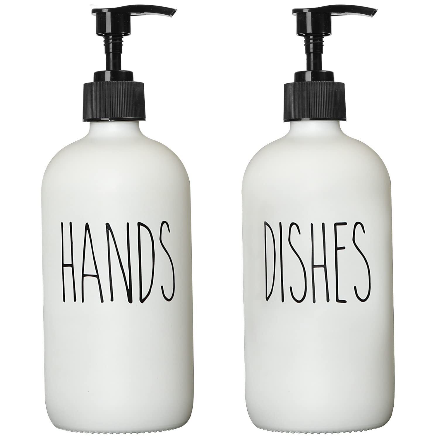 Soap Dispenser Set 2 Pack Contains Dish Soap Dispenser And Hand Soap Dispenser.-image