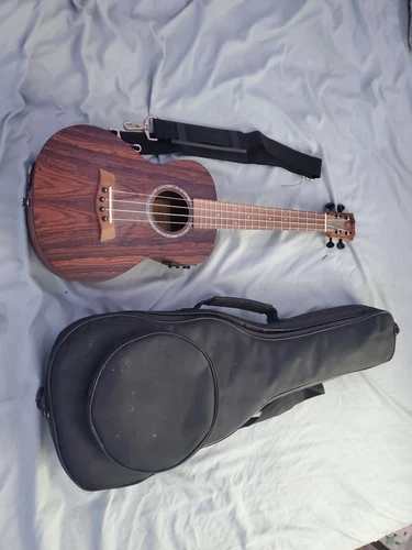 CB402 Baritone Electric Ukulele All Solid Mahogany Wood 30 Professional Wood U