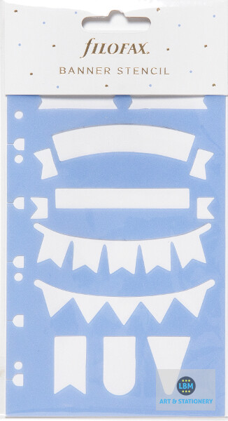 Filofax Banner Stencil (Personal A5) Multifit Refill 132858