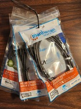 MANHATTAN 6.6 FT. MICRO HDMI M TO HDMI M W/ ETHERNET 324427 3-PACK 