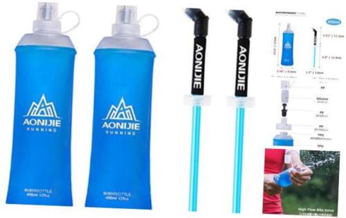 TPU Soft Flask Running Collapsible Water Bottles BPA-Free Running Flask for