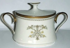 Lenox Castle Garden Sugar Bowl With Lid