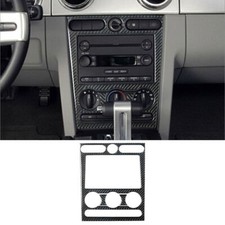 Cubierta de marco de consola central interior de fibra de carbono para Ford Mustang 2005-09