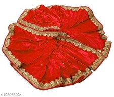 Red Embroidered Velvet Dupatta Indian Traditional Bridal Party And Wedding Wear