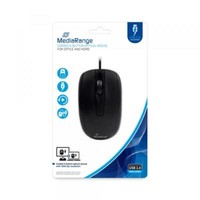Mediarange Maus Optisch Mit Kabel 3 Tasten 1000 Dpi Schwarz MROS211