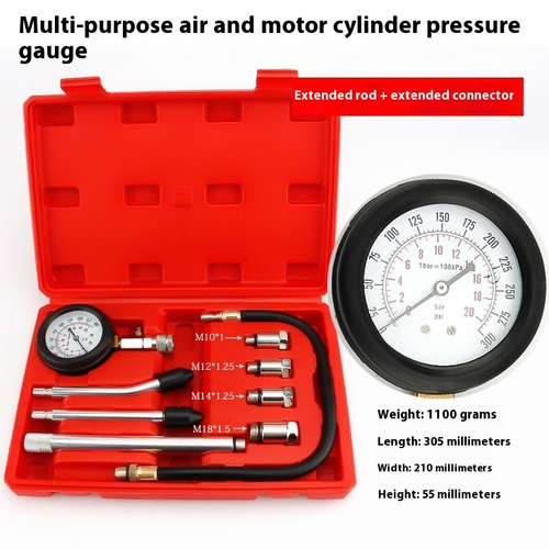 Cylinder Pressure Gauge for Automobile Cylinder Pressure Gauge for Motorcycle - Afbeelding 6 van 15
