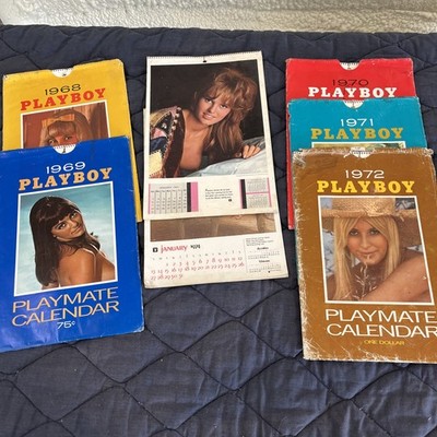 Lot Of 7 Old Playmate Calendars