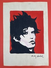 Andy Warhol (Handmade) Drawing mixed media on paper signed & stamped