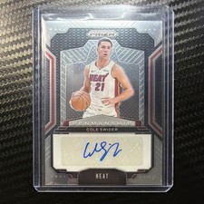 Panini Prizm 2024-25 Penmanship Cole Swider #PNM-CSH Auto Miami Heat NBA