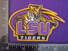LSU Patch Louisiana State University Tigers College Embroidered Iron On Patch 