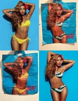 Beyoncé In Bikini Retail Shopping Bag H&M - Super Sexy Rare Queen B Collectible