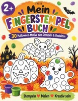 Fingerstempelbuch Halloween 30 Motive Ab 2 Jahren Kreativ Malbuch Kinder