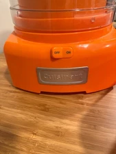 CUISINART ICE CREAM FROZEN YOGURT  SORBET MAKER 1.5QT  Orange