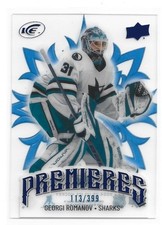 24-25 Upper Deck Ice Premieres Blue /399 Georgi Romanov #159