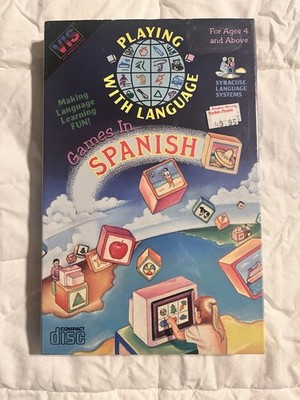 Playing With Language Games In Spanish VIS CD-i Sealed Rare Vintage 1992 Kids