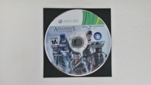 Assassin's Creed III (Replacement Disc 2 Only) (Microsoft Xbox 360, 2012)
