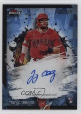 2024 Topps Finest Sky Blue Refractor 29/150 Trey Cabbage #FA-TC Auto 1g1q