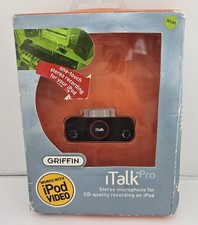 New Vintage Griffin iTalk Pro Stereo Microphone For CD Quality Recording on iPod