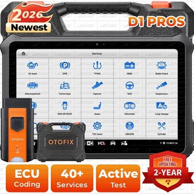2026 OTOFIX D1 PROS OBD2 Bidirectional Scanner Full System Diagnostic Key Coding