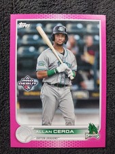 2022 Topps Pro Debut Fuschia Allan Cerda 56/199 #PD-86 Cincinnati Reds