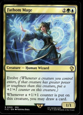 1x Fathom Mage - Commander: FINAL FANTASY - NM - MTG