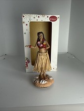 BCSmyer Hula Girl Dashboard Bobblehead Mini Doll With Grass Skirt